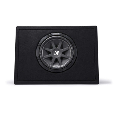 Kicker 43TC104 Comp 10-inch Subwoofer in Thin Profile Ported Enclosure 4-Ohm