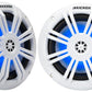 Kicker 51KM604WL KM 6.5" 4Ω LED Marine Coaxial Speakers - Pair