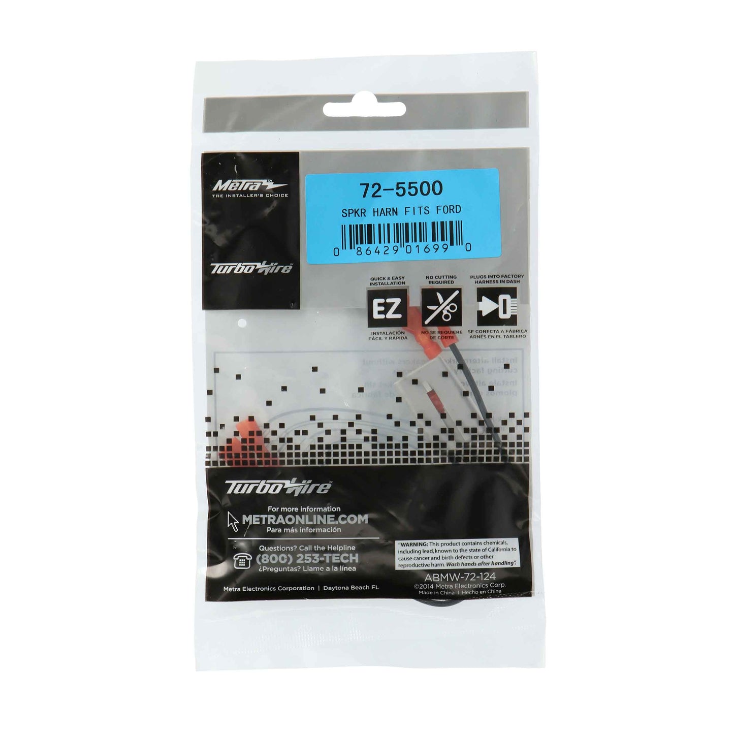 Metra 72-5500 Speaker Harness Pair for Ford Mercury Vehicles