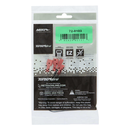 Metra 72-8103 Speaker Wiring Harness Pair for Toyota Suzuki