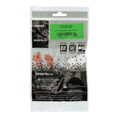 Metra 72-8107 Speaker Wiring Harness Pair for Toyota Lexus Scion