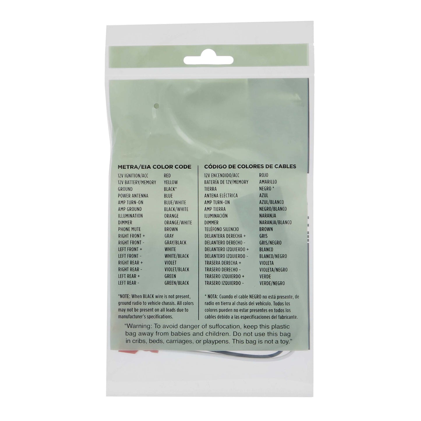 Metra 72-8111 Speaker Wiring Harness Pair for Select Toyota