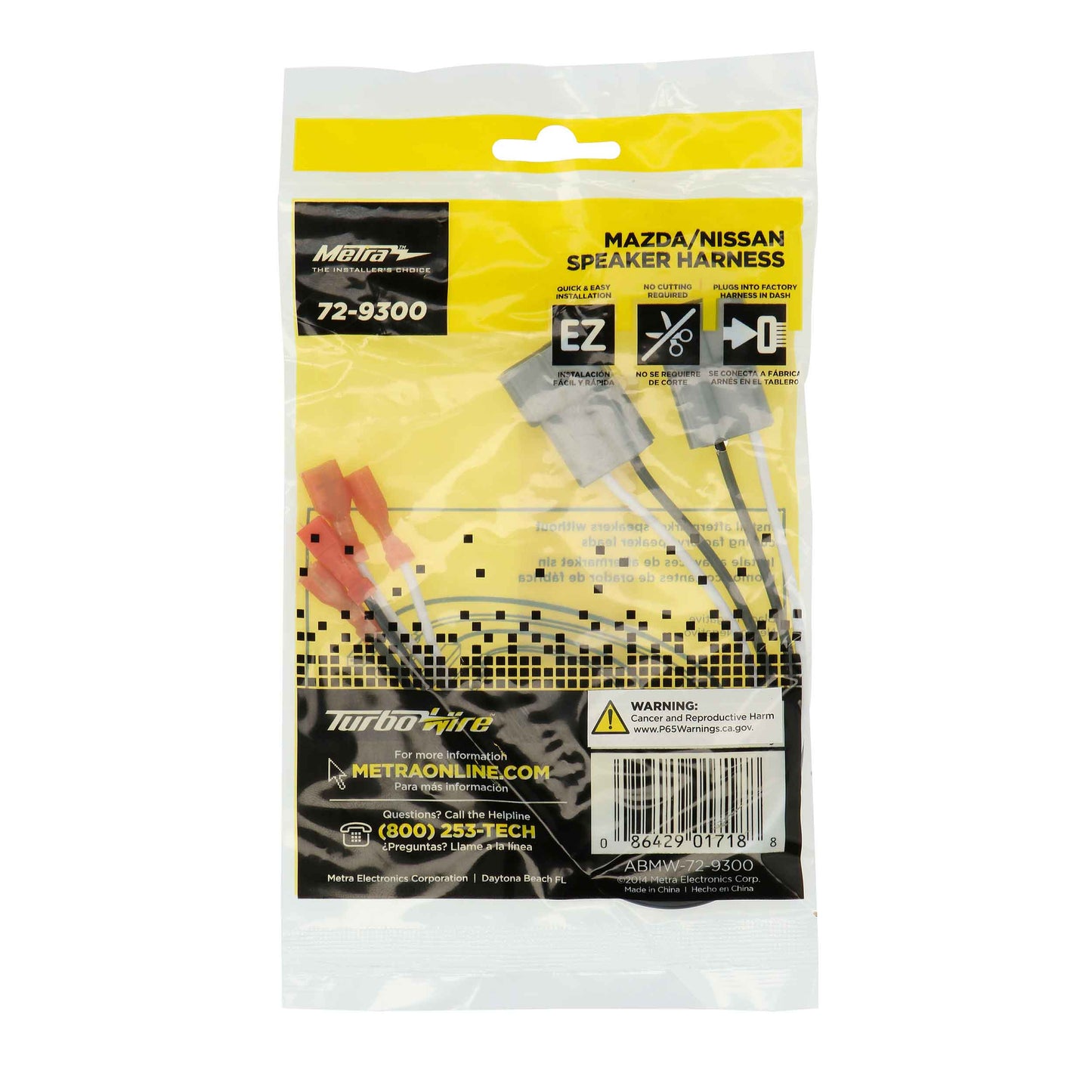 Metra 72-9300 Speaker Wiring Harness Pair for Euro Mazda Nissan