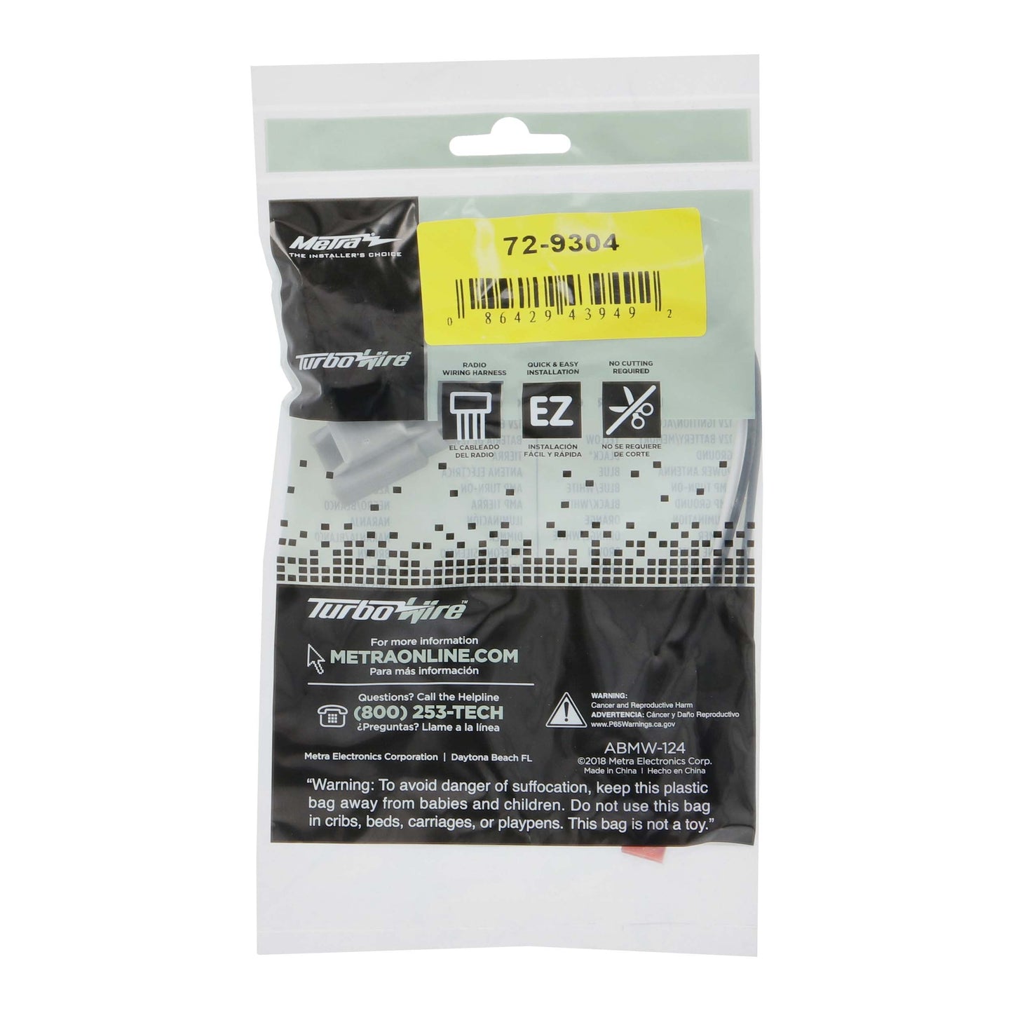 Metra 72-9304 Tweeter Speaker Harness Pair for Select Volvo Vehicles