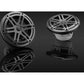 JL Audio M3-650X-S-Gm 6.5-inch Marine Coaxial Speakers, Gray Sport Grilles 93512