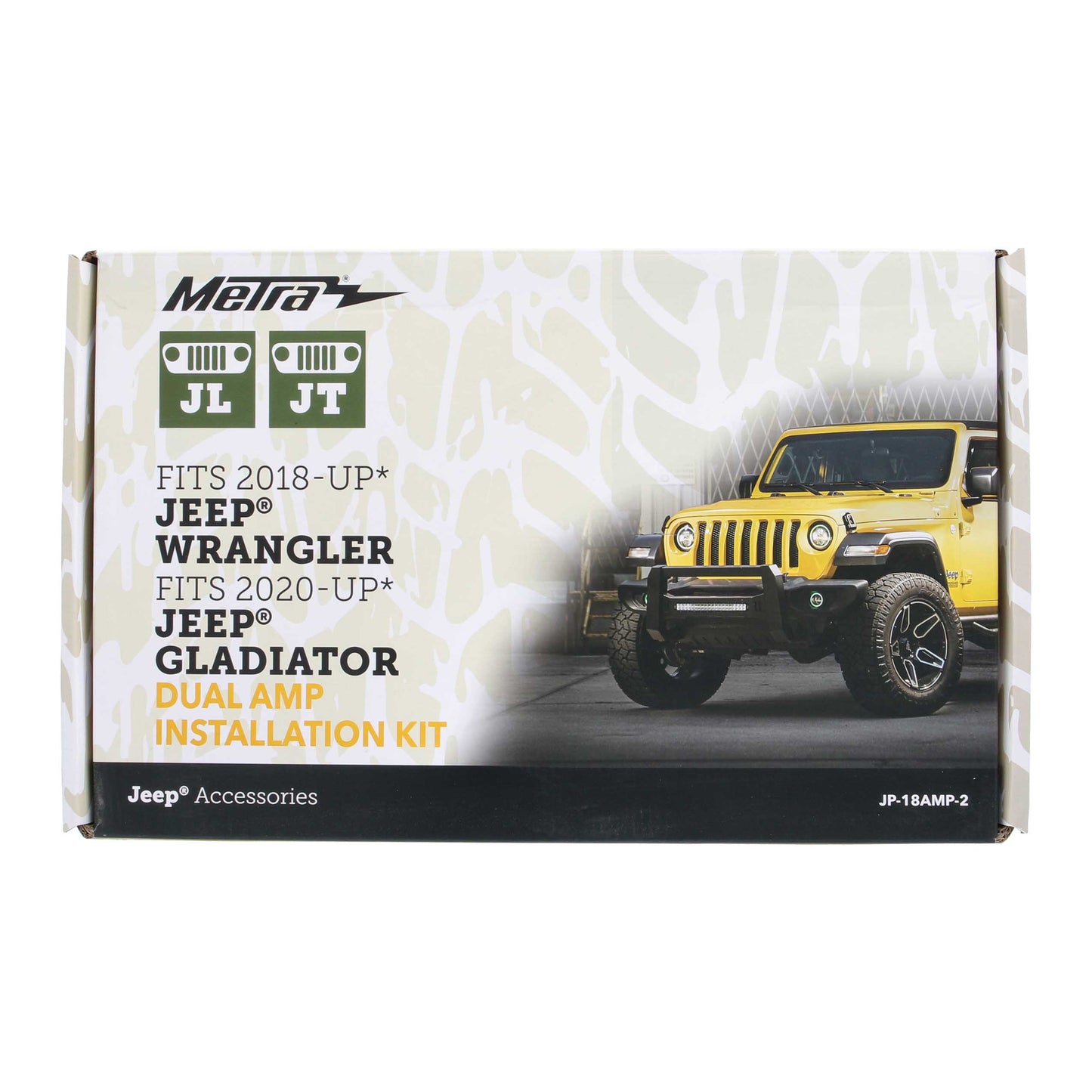 Metra JP-18AMP-2 Dual-Amp Install Kit for Jeep JL JT