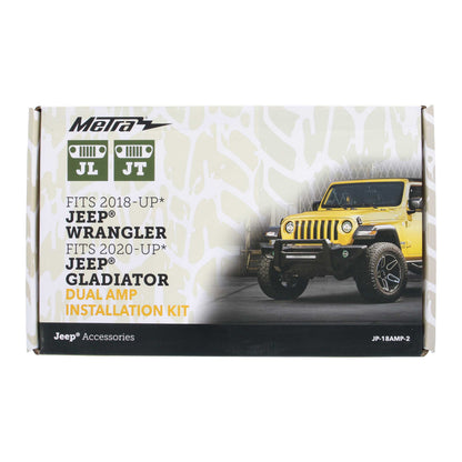 Metra JP-18AMP-2 Dual-Amp Install Kit for Jeep JL JT