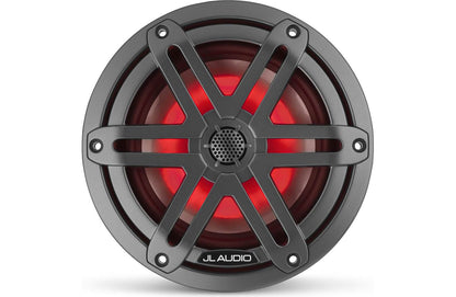 JL Audio M3-650X-S-Gm-i 6.5-inch RGB LED Marine Coaxial Speakers, Gray Sport Grilles 93513