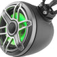 JL Audio M6-650VEX-Mb-S-GmTi-i 6.5-inch Lighted Tower Coaxial Speakers, Titanium Sport Grilles 93411