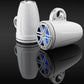 JL Audio M3-770ETXv3-Gw-S-Gw-i 7.7" RGB LED Tower Coaxial System, White Sport Grilles 93539