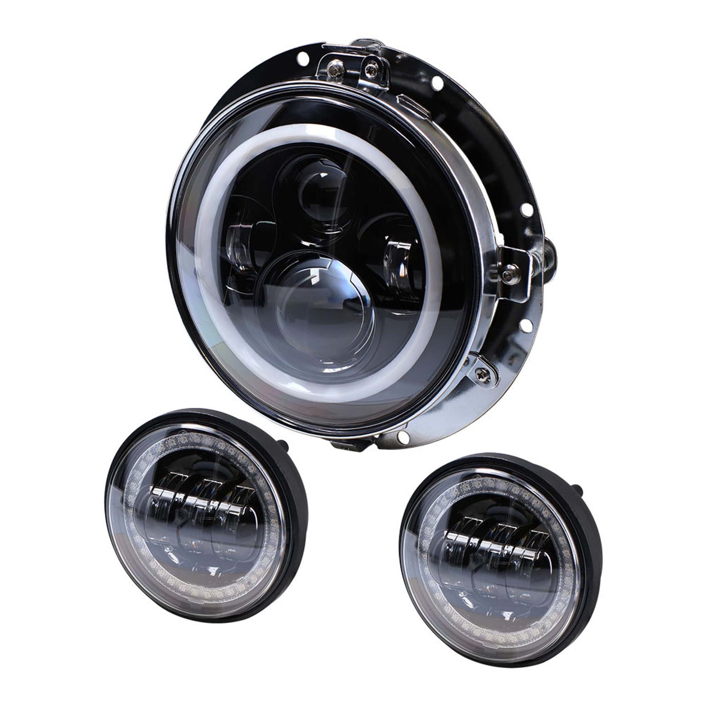 Metra BC-706RGBKT 7 Inch RGB Headlight and 4.5 Inch Aux Kit