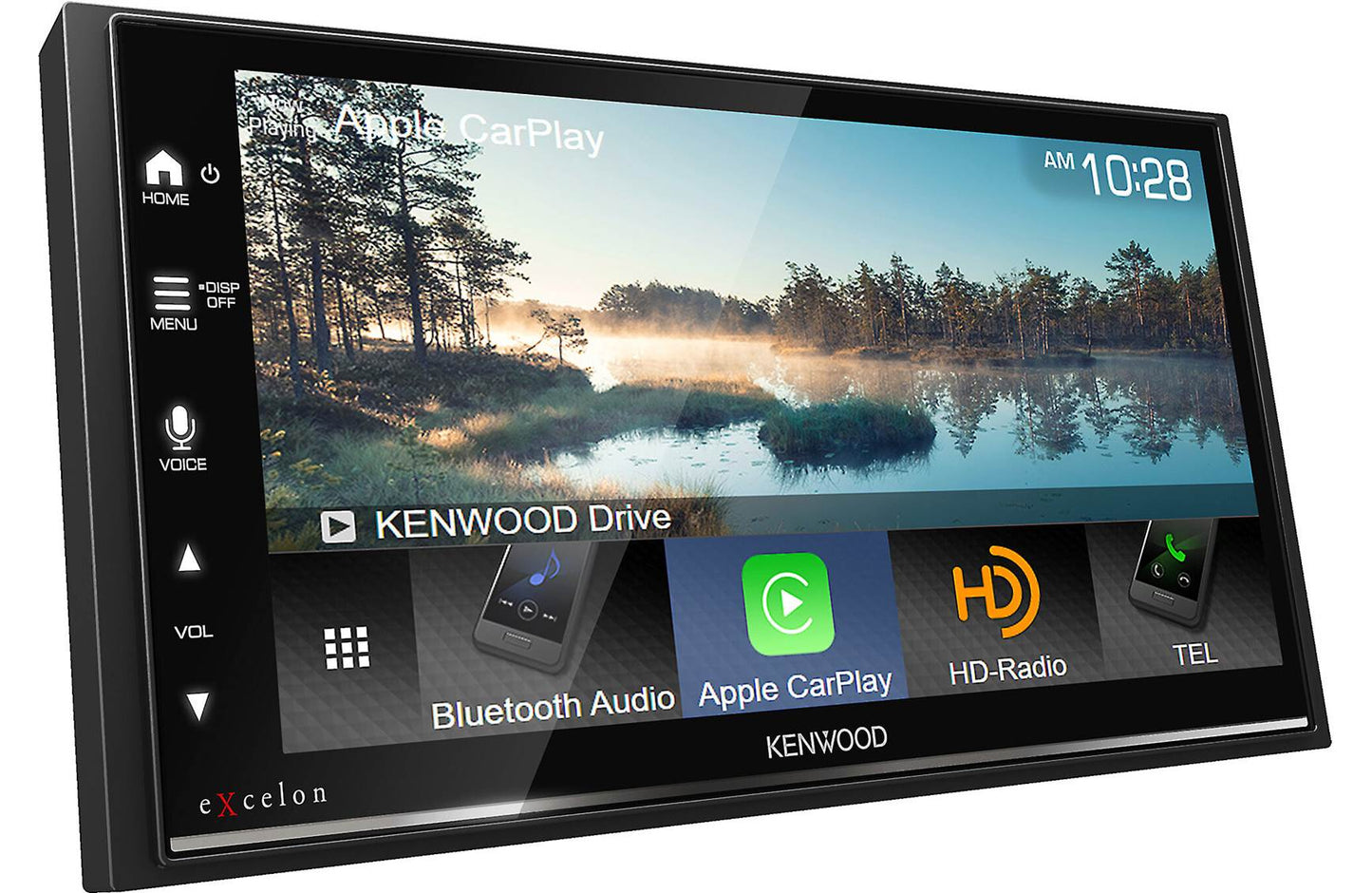 Kenwood DMX809S 6.95" Touch Screen Car Stereo-Wireless Apple CarPlay, Android Auto + CMOS-320LP Backup Camera