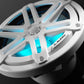 JL Audio M3-770X-S-Gw-i 7.7-inch Marine Coaxial Speakers, White Sport Grilles, RGB LEDs 93523