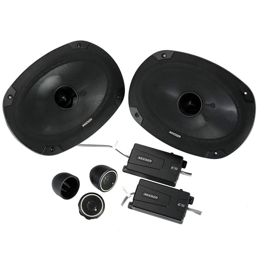 Kicker 46CSS694 CS-Series CSS69 6x9-Inch (160x230mm) Component Speakers (Pair)
