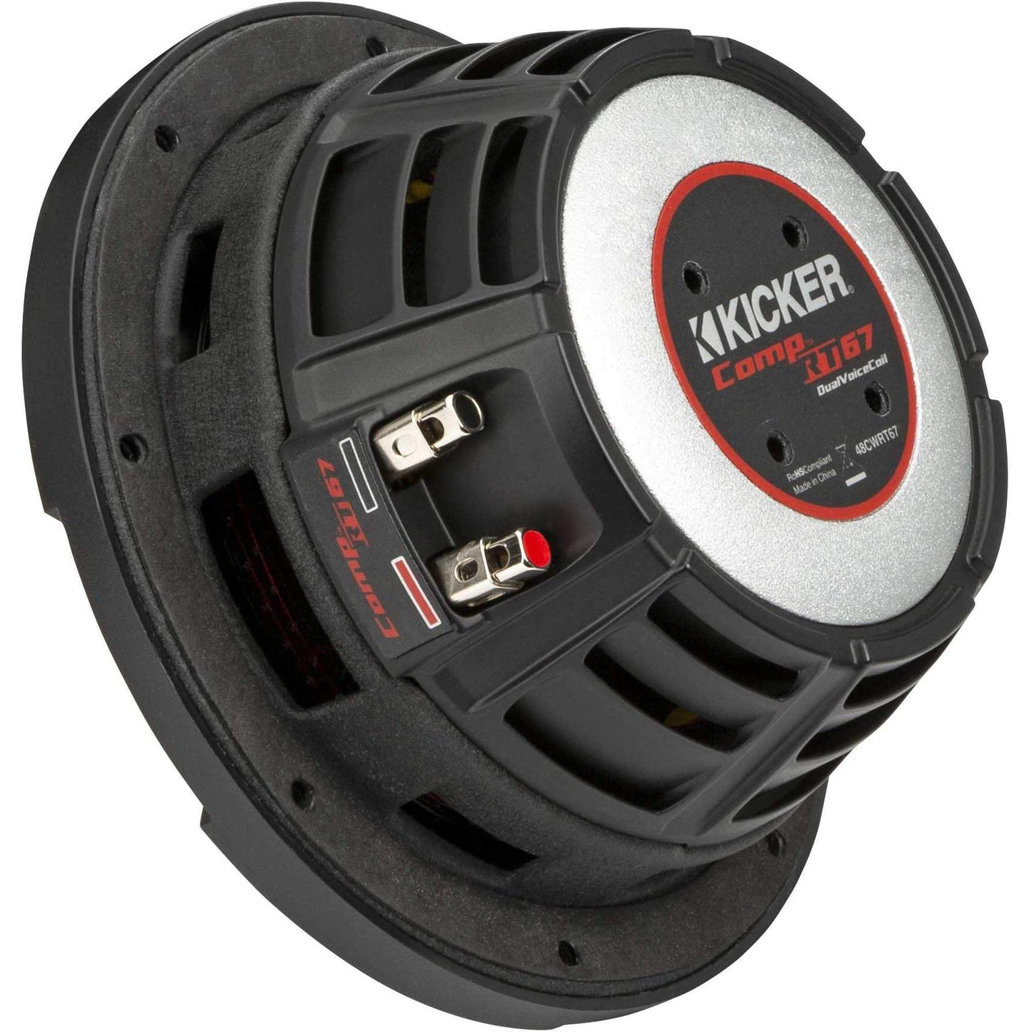 Kicker 48CWRT672 CompRT 6.75" Subwoofer, DVC, 2-ohm