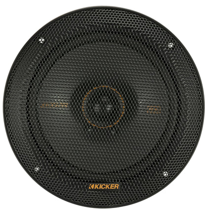Kicker 51KSC6504 Coaxial Speaker System, 2-Way Design, Pair, 6.5", Pair