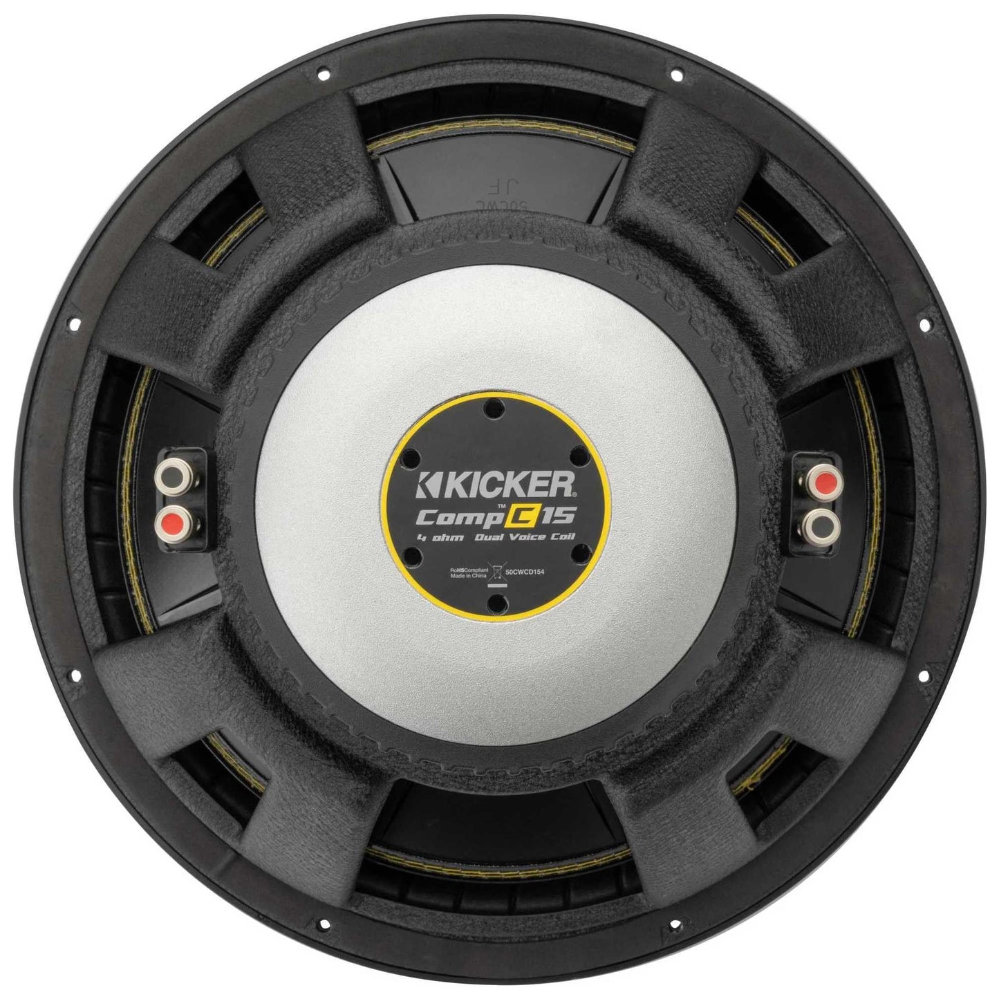 Kicker 50CWCD154 CompC 15" Subwoofer, Dual 4-Ohm