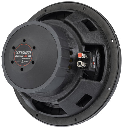 Kicker CompVR 52CVR104 10" Subwoofer, dual voice coil, 4Ω, 350W RMS