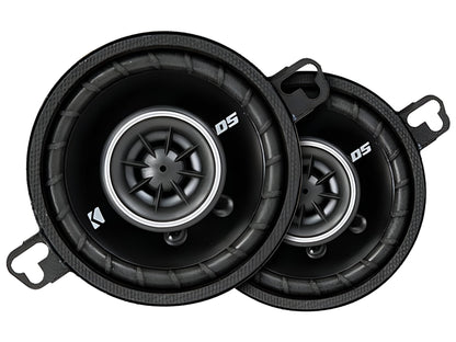 Kicker DSC350 3.5-Inch (89mm) Coaxial Speakers, 4-Ohm (Pair)