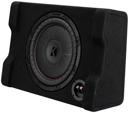 Kicker 52CVTDF122 CompVT 12" Down Firing Loaded Enclosure, 400 Watts RMS, 2-Ohms
