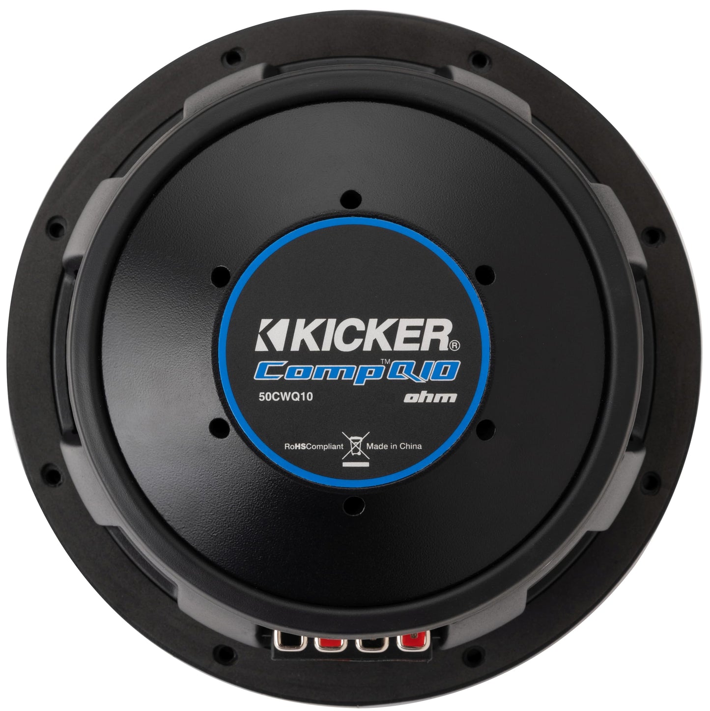 Kicker 51CWQ102 CompQ Q-Class 10" Subwoofer, Dual 2-Ohm