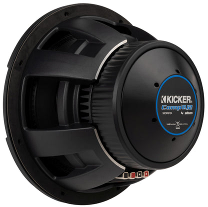 Kicker 51CWQ124 CompQ Q-Class 12" Subwoofer, Dual 4-Ohm Voice Coils