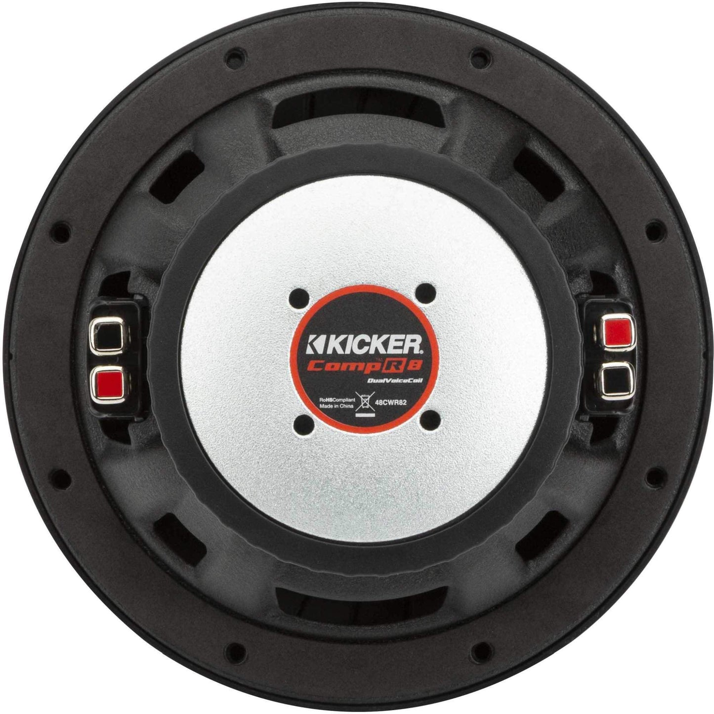 Kicker 48CWR82 CompR 8" Subwoofer, DVC, 2-ohm