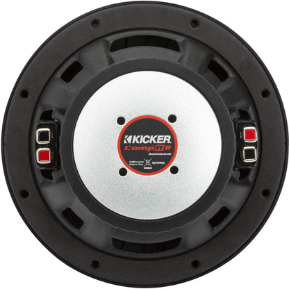 Kicker 48CWR84 CompR 8" Subwoofer, DVC, 4-ohm