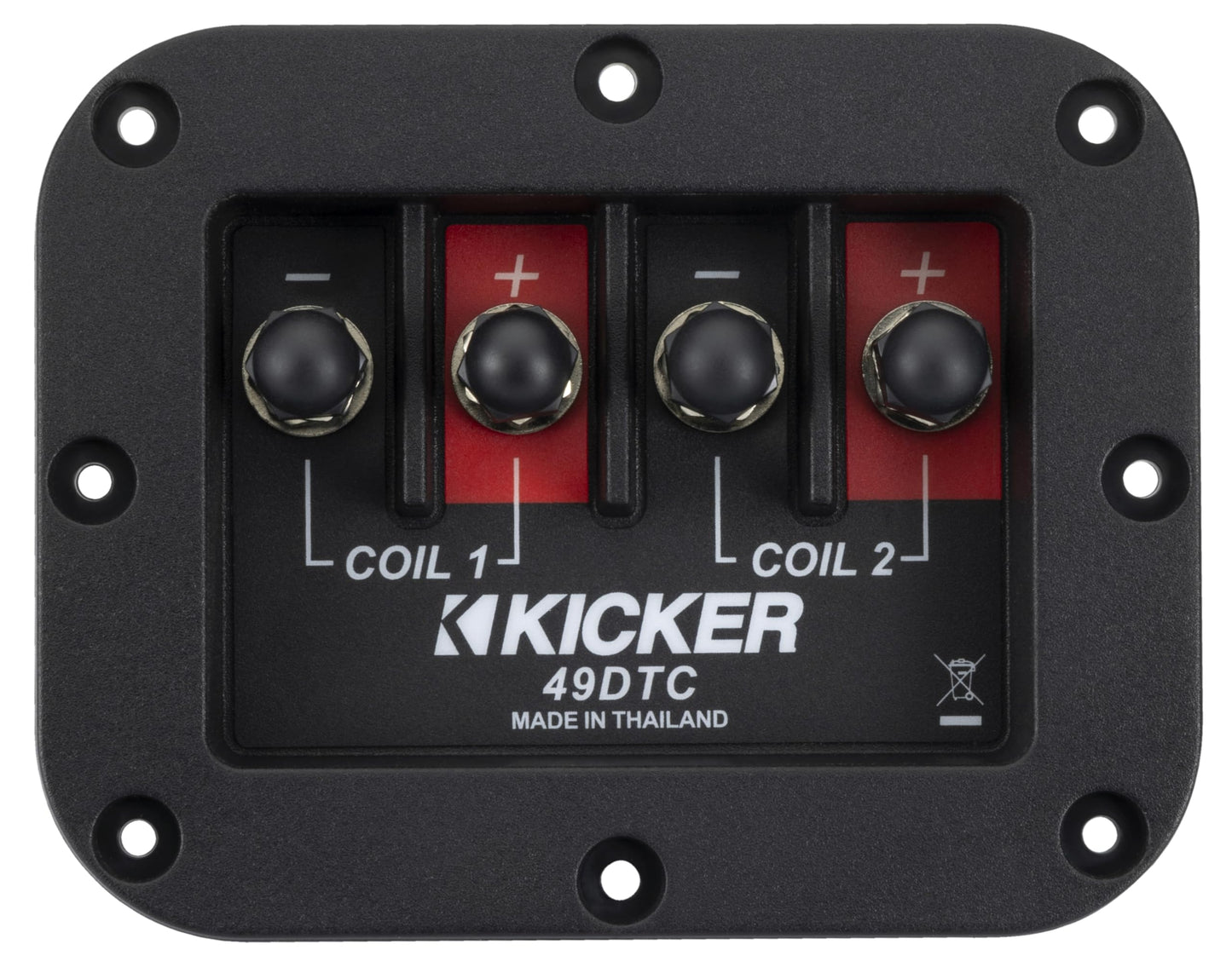 Kicker 49DTC Dual Terminal Cup, for High Powered Speaker Systems and Enclosures