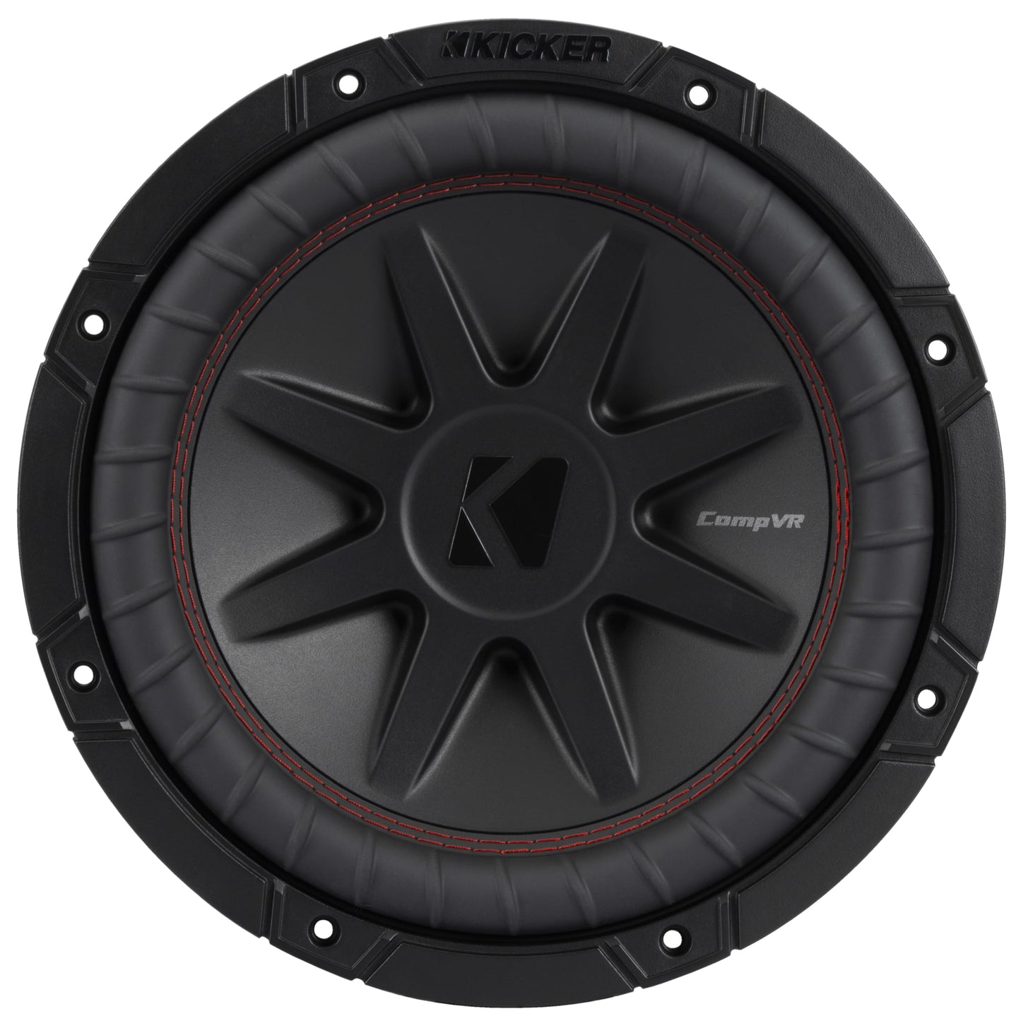 Kicker 52CVR102 CompVR 10-Inch (25cm) Subwoofer, 2-Ohm Dual Voice Coil, 350W