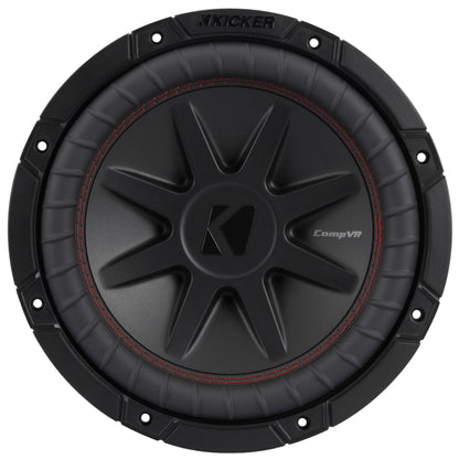 Kicker CompVR 52CVR104 10" Subwoofer, dual voice coil, 4Ω, 350W RMS