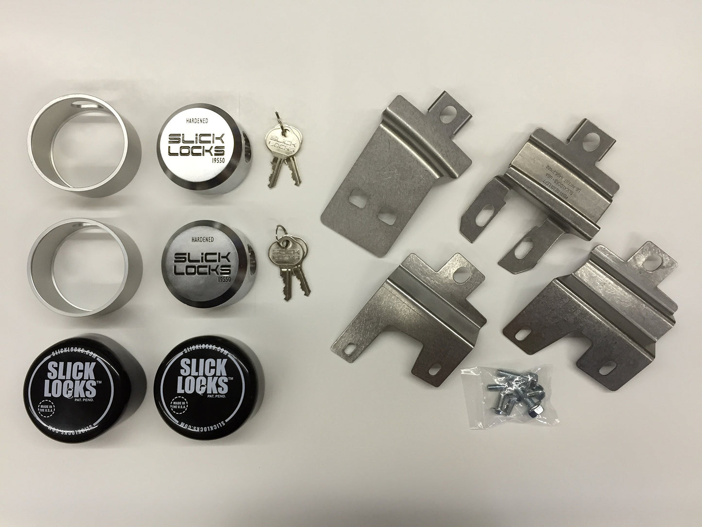 Slick Locks Puck Lock Kit 2015- Present Ford Full Size Transit Van FD-TR-HD-FVK-1-TK