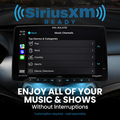 BOSS Elite BE14ACP.WX SDIN Car Stereo, Wireless Apple CarPlay, Android Auto