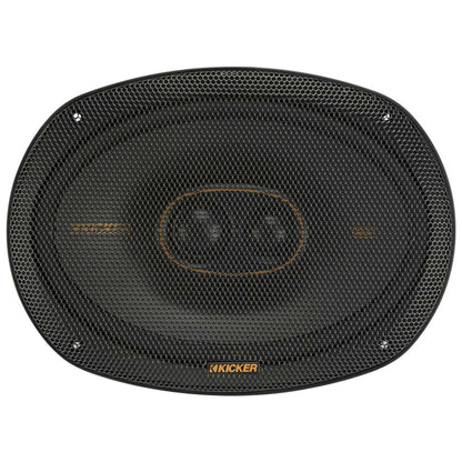 Kicker 51KSC69304 Coaxial Speaker System, 3-Way Design, Pair, 6" x 9", Pair