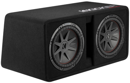 Kicker 52DCVR122 CompVR 12" Loaded Subwoofer Enclosure, 800 Watts RMS, 2-Ohms