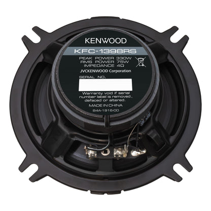 Kenwood KFC-1398RS 5-1/4" 2-Way Car Speakers 330W Peak Power (Pair)