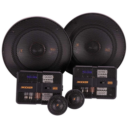 Kicker KS Series 51KSS504 5.25-inch Component Speakers, 4 Ω, Pair