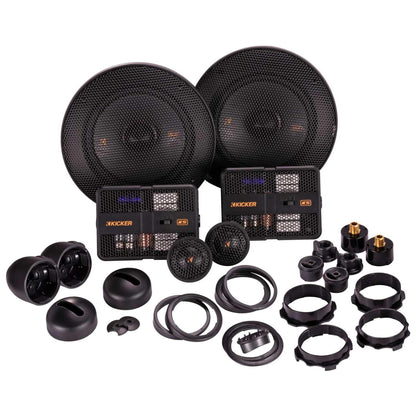 Kicker KS Series 51KSS504 5.25-inch Component Speakers, 4 Ω, Pair