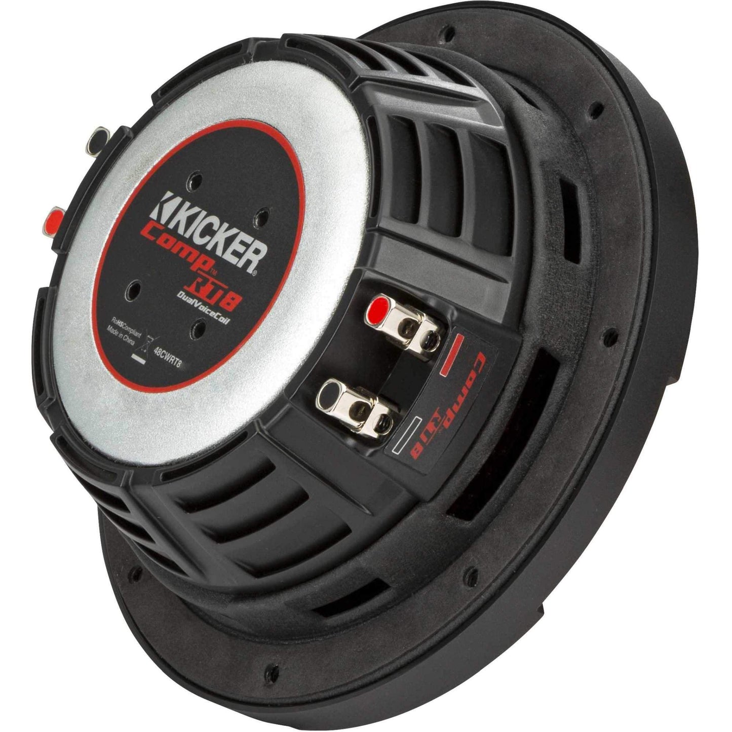 Kicker 48CWRT82 CompRT 8" Subwoofer, DVC, 2-ohm