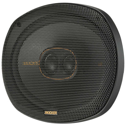 Kicker 51KSC69304 Coaxial Speaker System, 3-Way Design, Pair, 6" x 9", Pair
