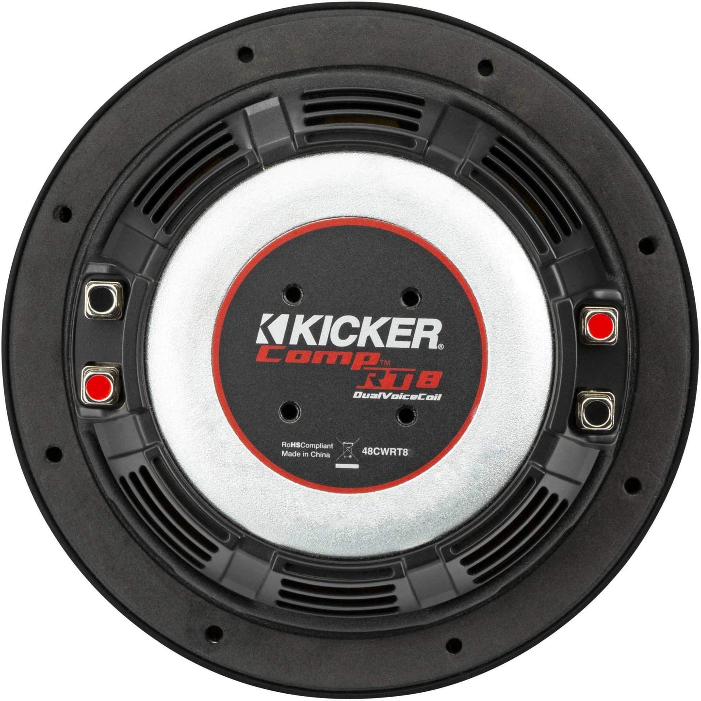 Kicker 48CWRT82 CompRT 8" Subwoofer, DVC, 2-ohm