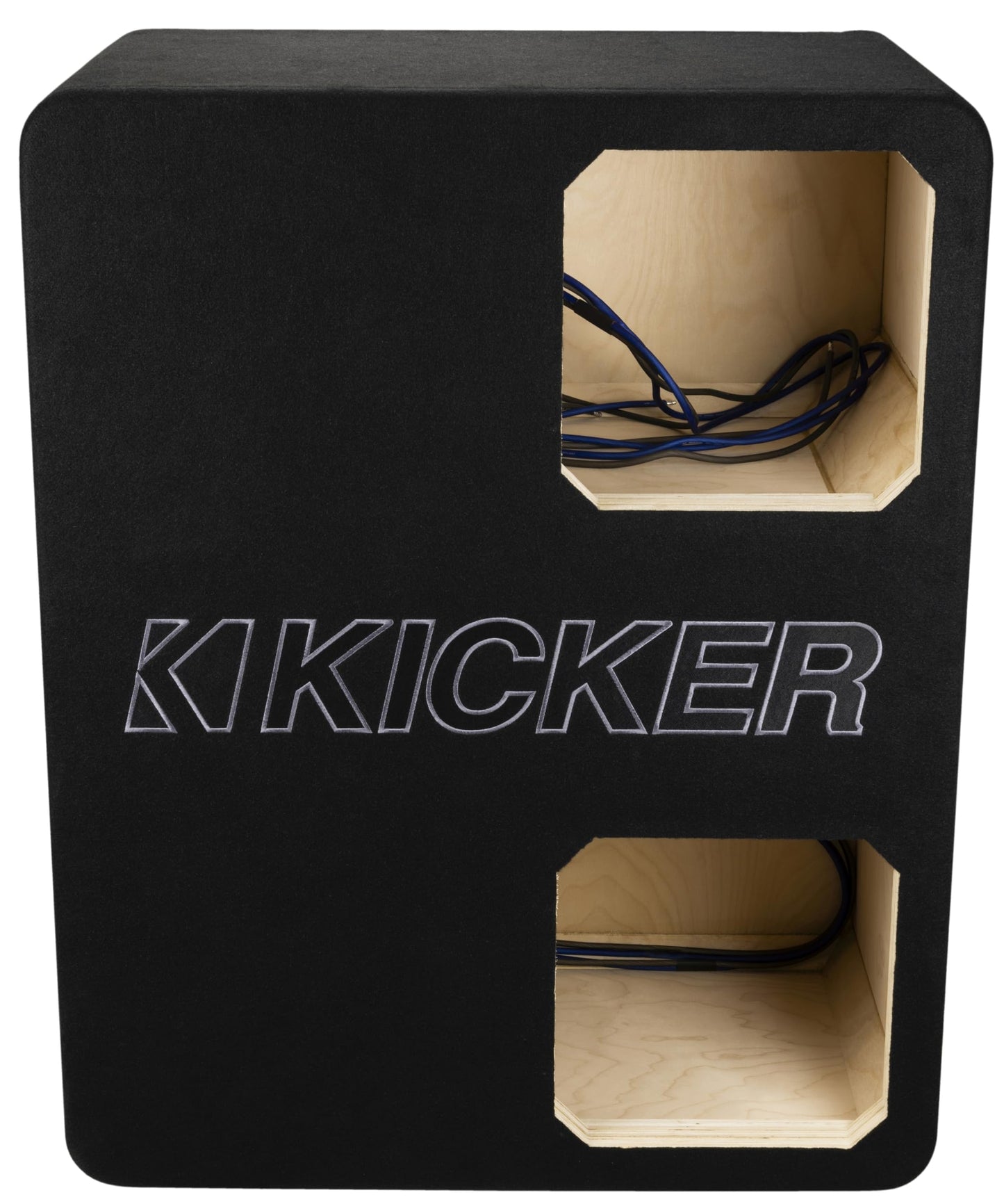 Kicker 49DUL7X12 Unloaded Subwoofer Enclosure for Dual 12" Square Subwoofer