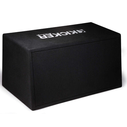 Kicker 43DC122 Dual Comp 12-inch Vented Subwoofer Enclosure 2-Ohm