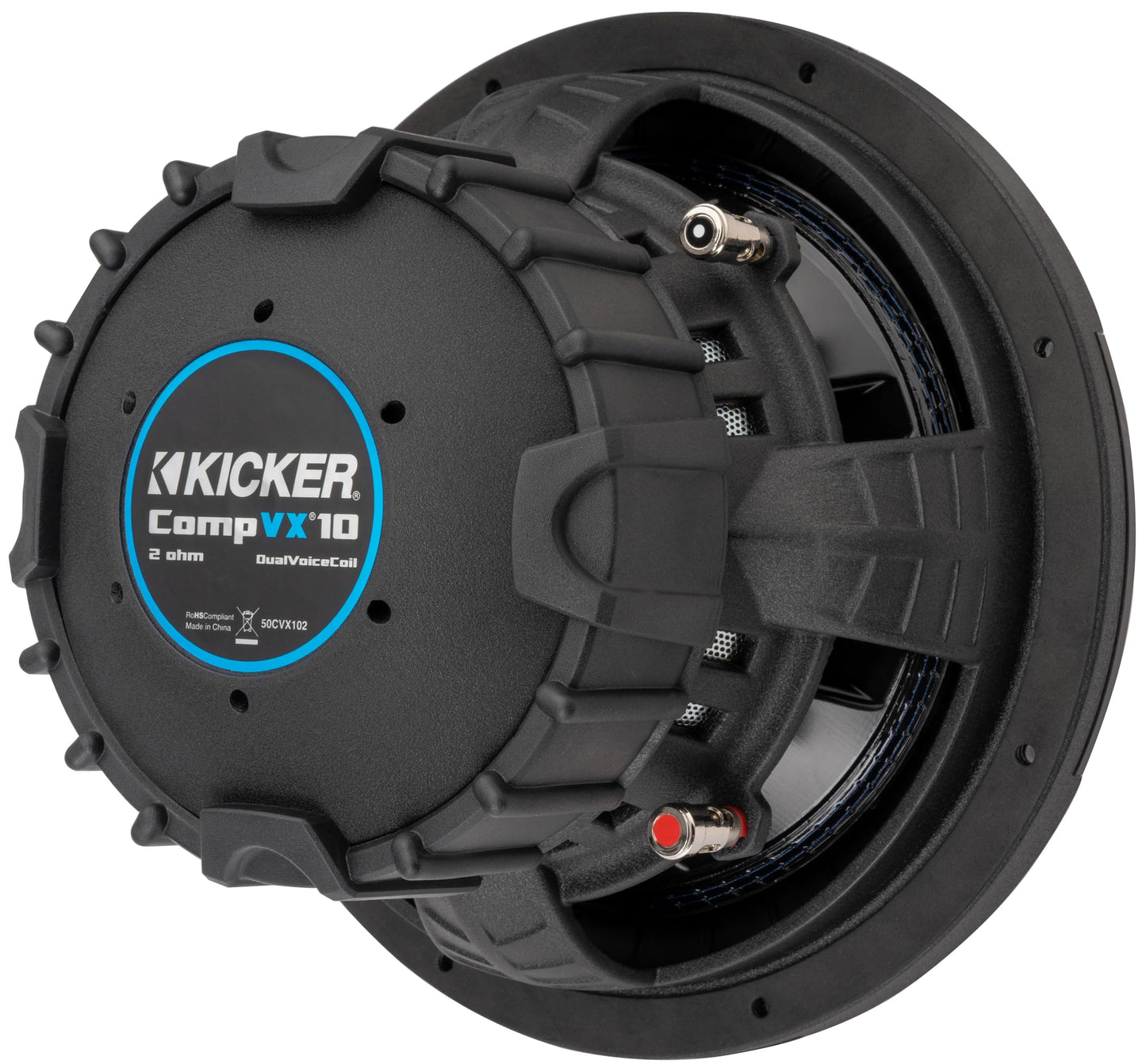 Kicker 50CVX102 10" CompVX 2 Ohm Subwoofer