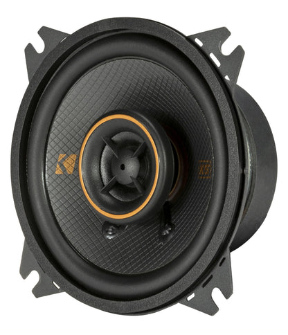 Kicker 51KSC404 Coaxial Speaker System, 2-Way Design, Pair, 4"