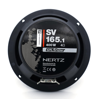 Hertz SPL Show SV 165.1 6.5" High Output Midrange Speaker (4Ω) (Pair)