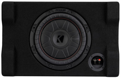 Kicker 52CVTDF102 CompVT 10" Down Firing Loaded Enclosure, 350 Watts RMS, 2-Ohms
