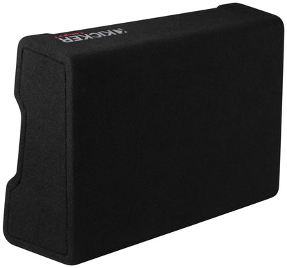 Kicker 52CVTDF122 CompVT 12" Down Firing Loaded Enclosure, 400 Watts RMS, 2-Ohms