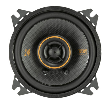 Kicker 51KSC404 Coaxial Speaker System, 2-Way Design, Pair, 4"