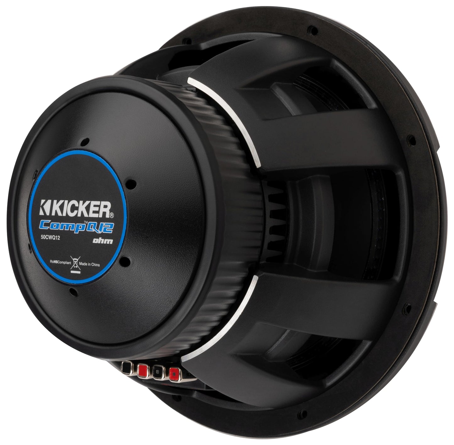 Kicker 51CWQ122 CompQ Q-Class 12" Subwoofer, Dual 2-Ohm